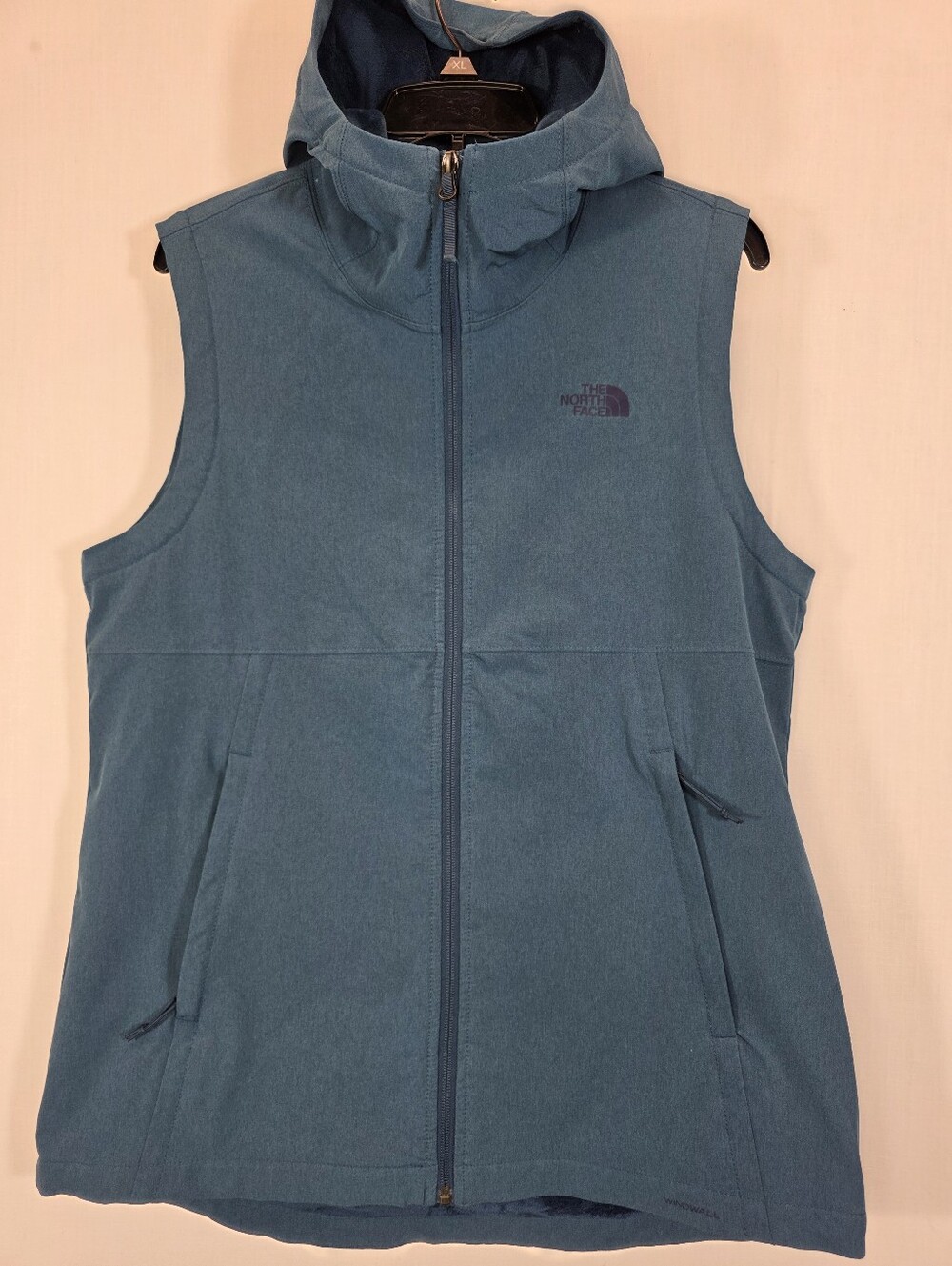 The North Face Shelbe Raschel Fleece Lined Hooded Vest Blue Women's Large